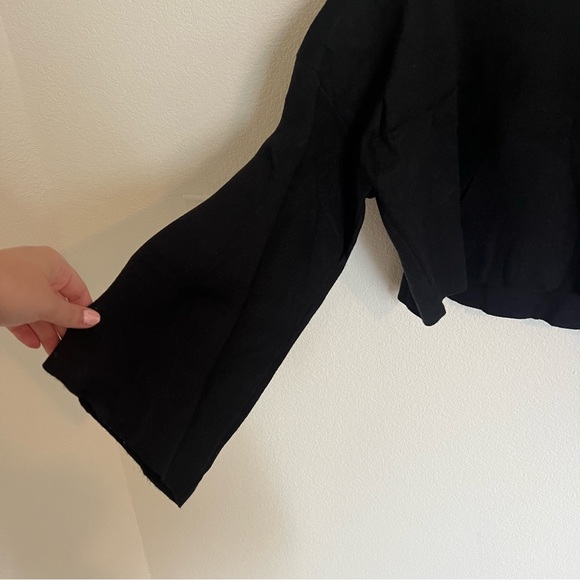 GIRL SOLDIER CROPPED SWEATER BLACK - Picture 6 of 7